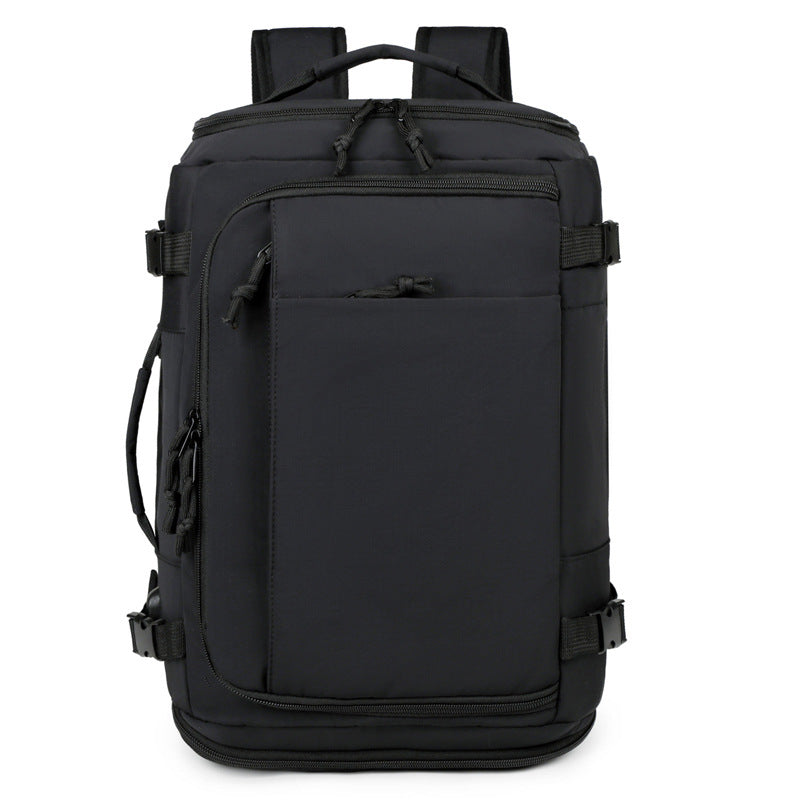 Large Capacity Simple Solid Color Oxford Business Backpack