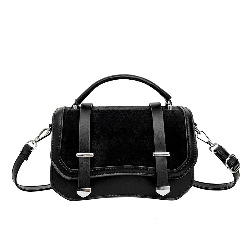 Women's Stitching Contrast Color Portable Advanced Texture Women's Shoulder Bag