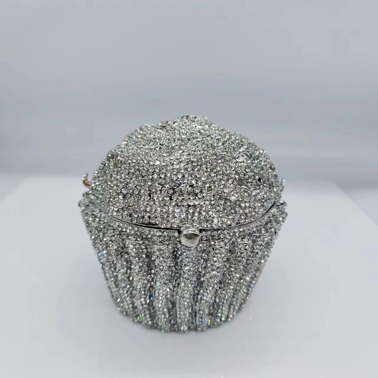 Women's Cake Ice Cream Full Diamond Metal Banquet Bags