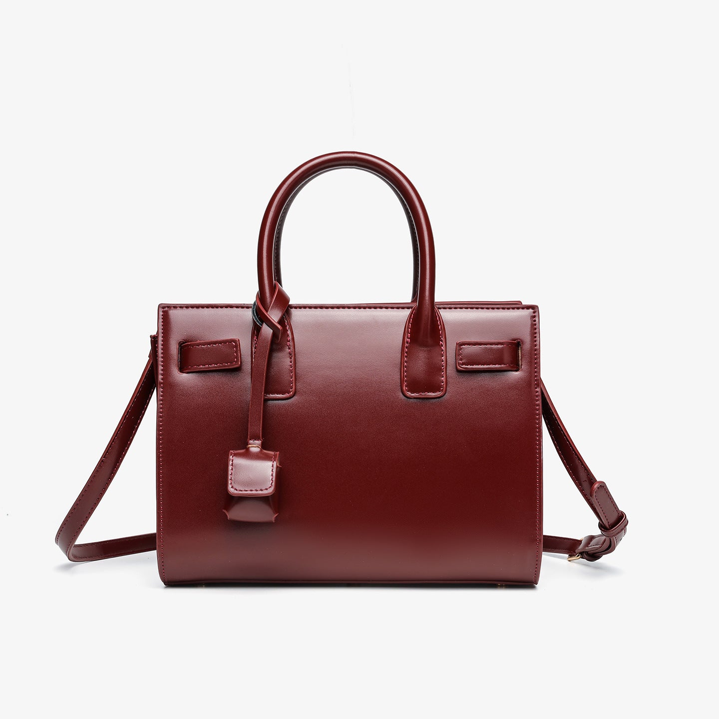 Women's Patent Leather Portable Organ Classic Shiny Large Tote Bags