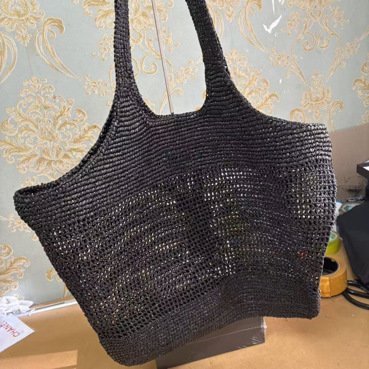 Beach Teacher One Shopping Weaving Hollow Bags