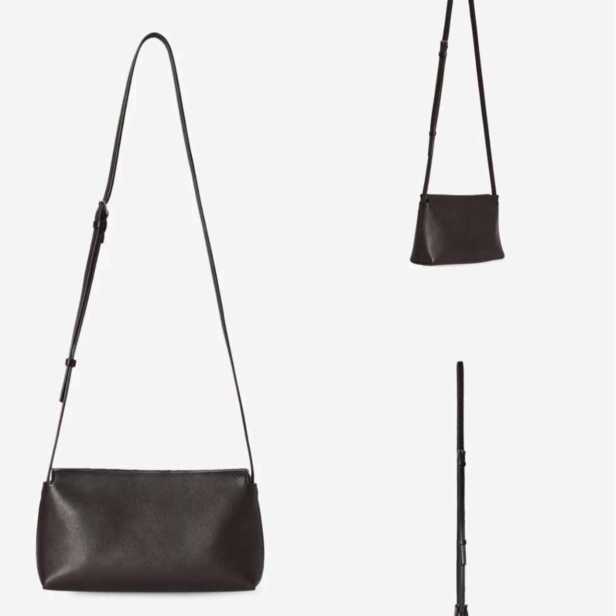 Italy Calf Skin Minimalist Niche Soft Leather Fashion Women's Messenger Bag