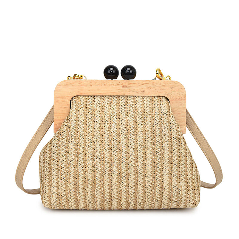 Fashion Popular Straw Western Style Refined Personalized Seaside Women's Messenger Bag