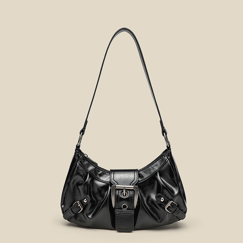 Women's Style American Retro Commuting Elegant Distressed Underarm Women's Messenger Bag