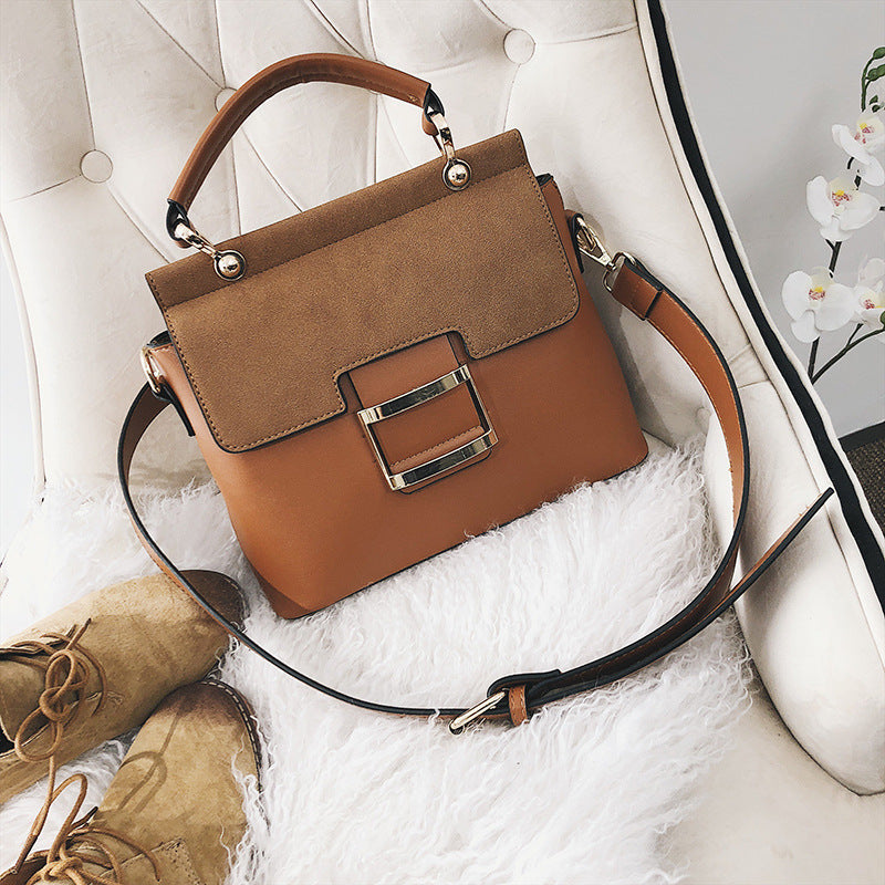 Women's Frosted Spring Korean Style Fashion Wide Strap Shoulder Bags