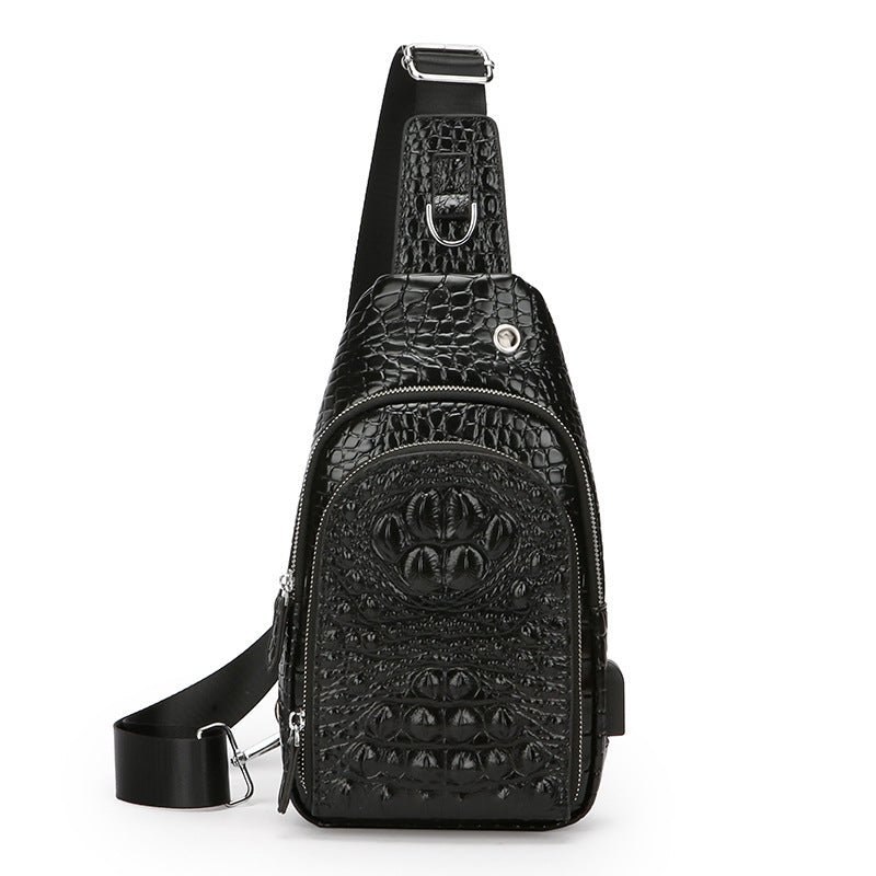 Women's & Men's Crocodile Pattern Pouch Bags
