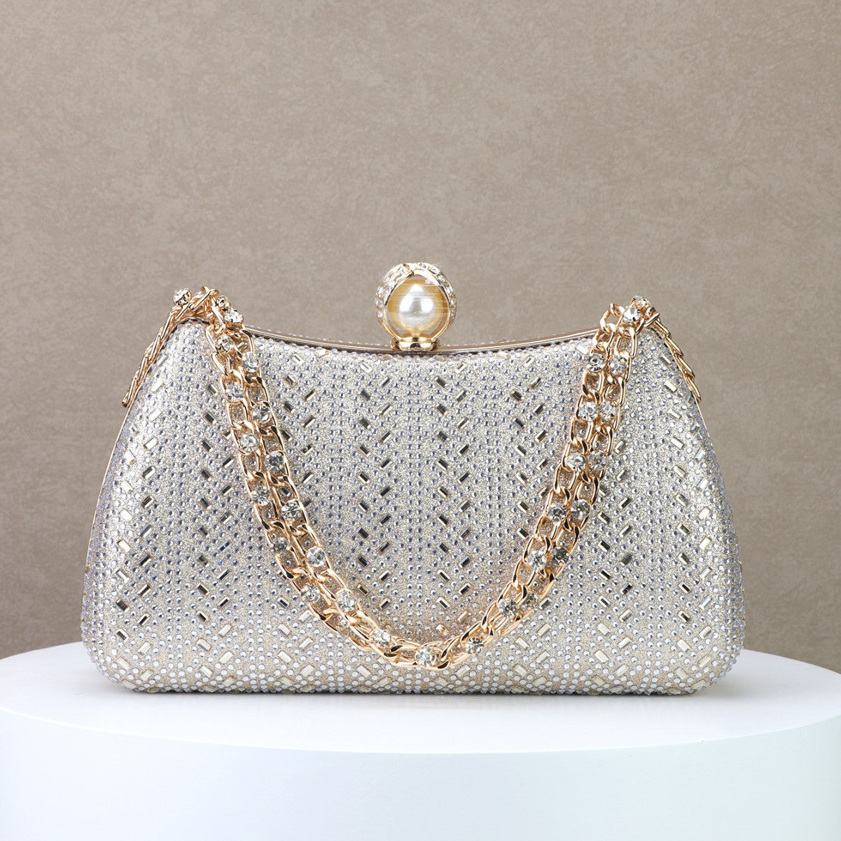 Women's Light Luxury Diamond Banquet Fashion Handbags