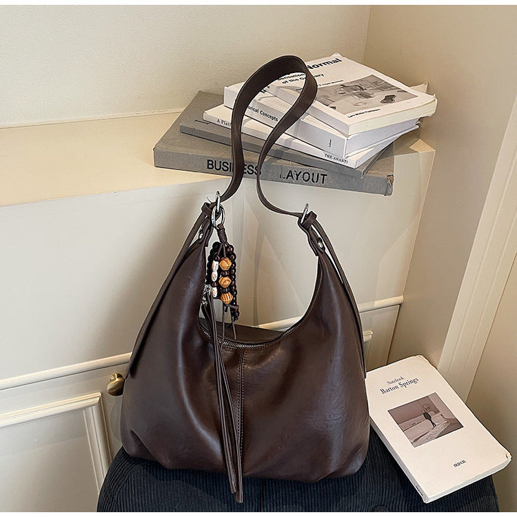 Casual Graceful Women's Retro Commute Single Women's Shoulder Bag