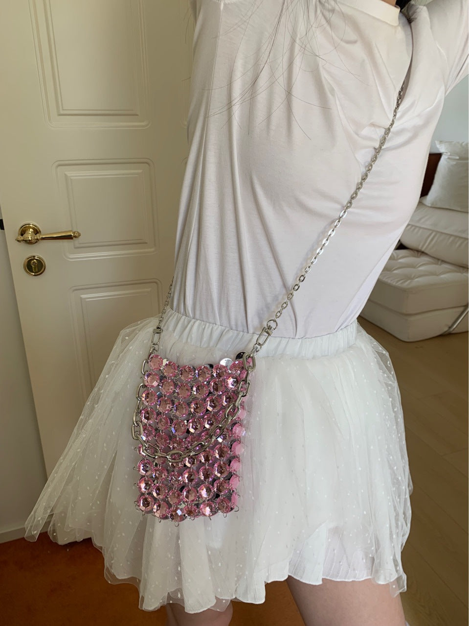 Crystal Summer Niche Homemade Retro Fairy Women's Shoulder Bag