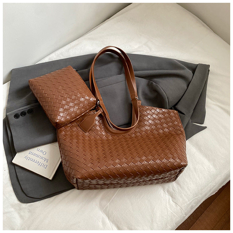 Women's Design Vintage Weave Large Capacity Totes Mother Tote Bag