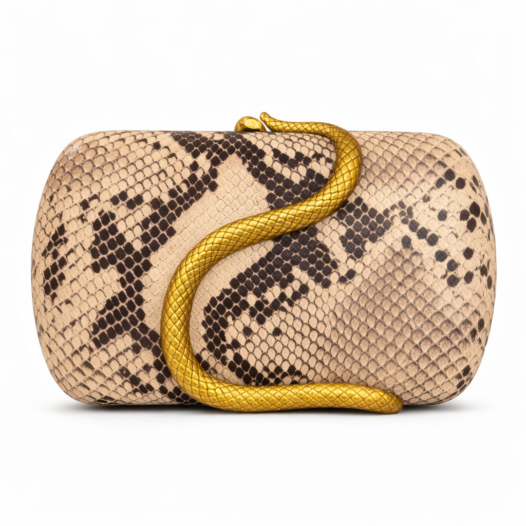 Summer Clutch Snake Shape Fashion Dinner Women's Shoulder Bag
