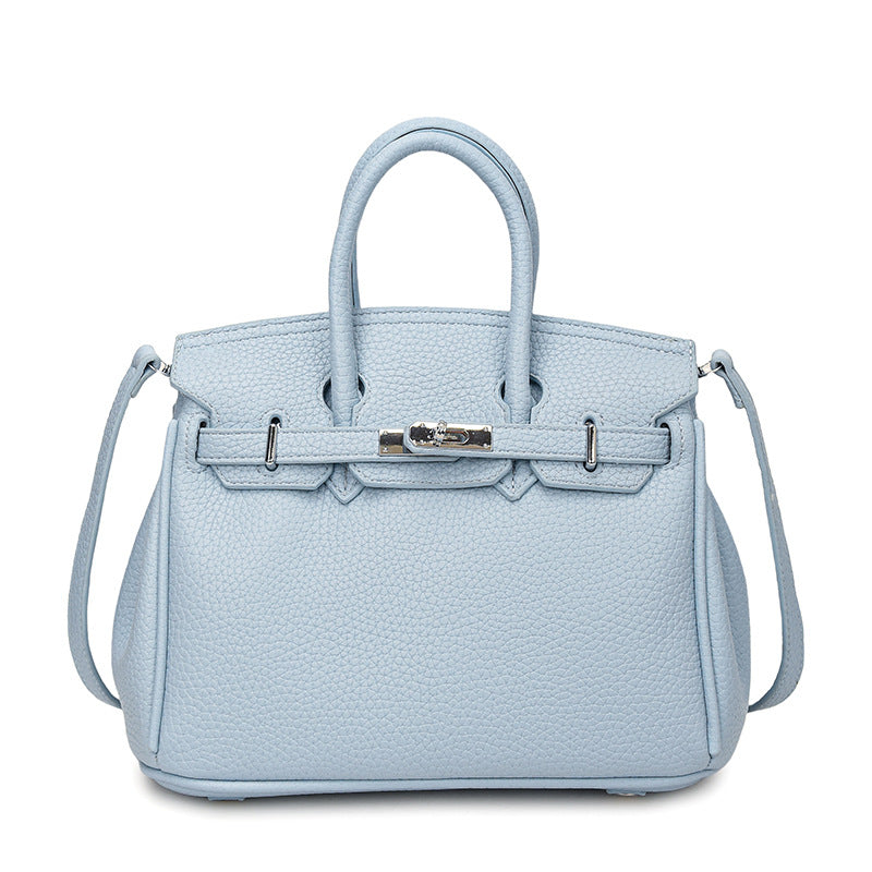 Women's Light Luxury Textured Simple Fashion Lychee Pattern Commute Women's Shoulder Bag