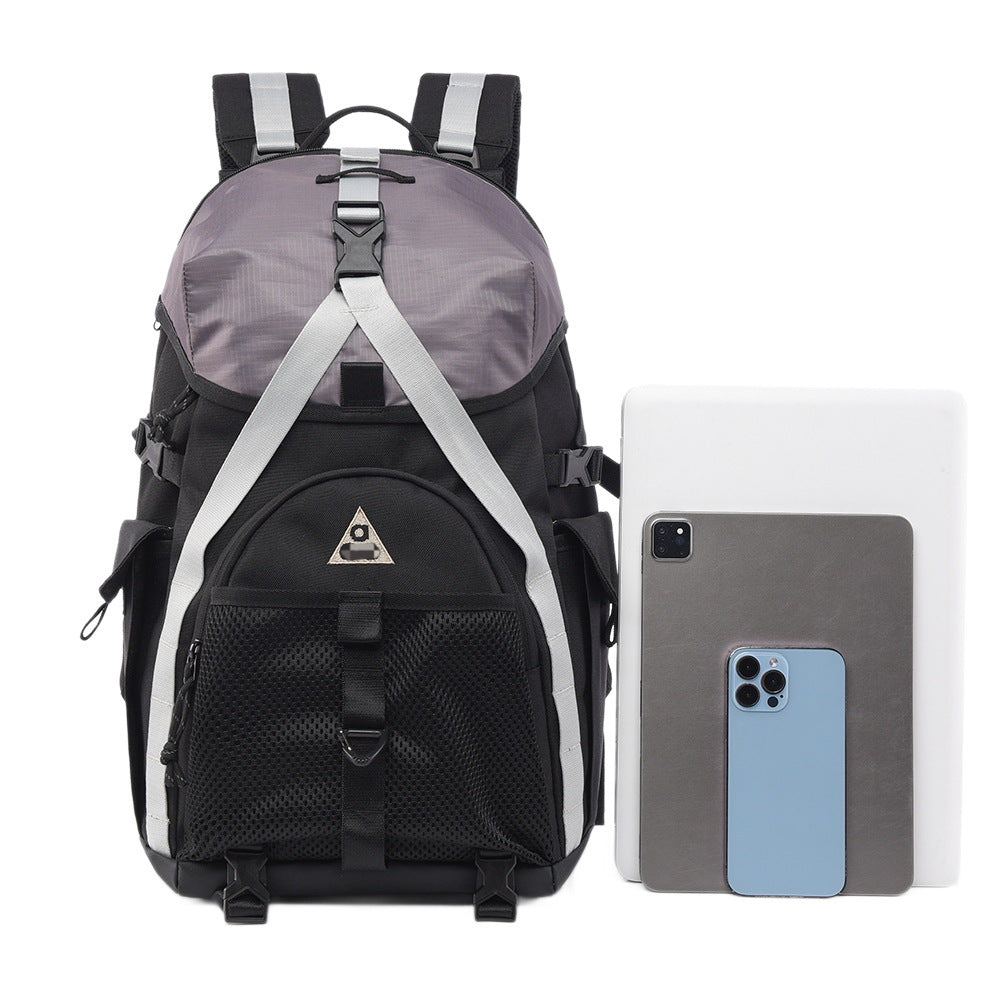 Large Capacity Hiking Female Versatile Computer Male Short Leisure Backpack