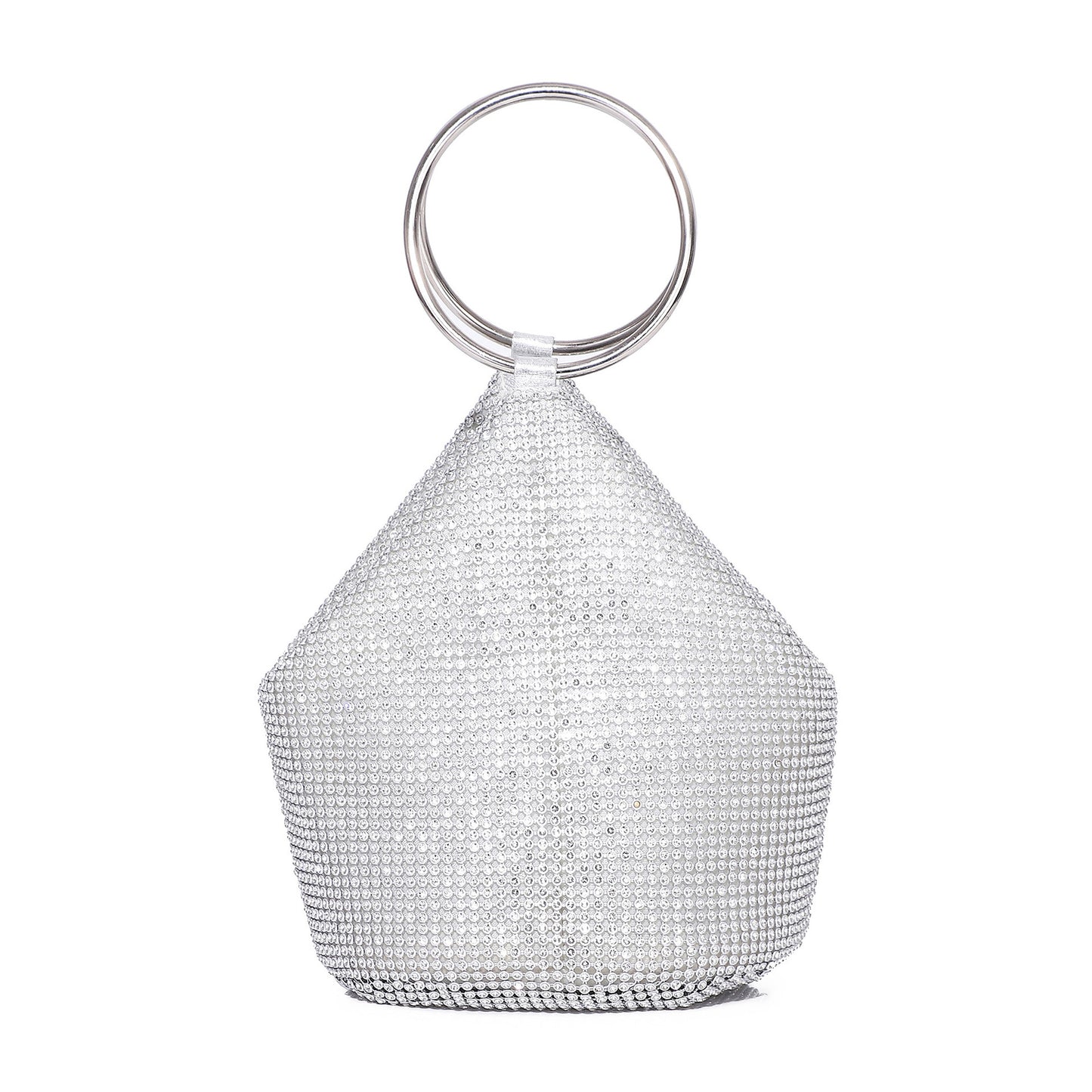 Full Diamond Portable Vegetable Basket Rhinestone Fashion Dinner Bag
