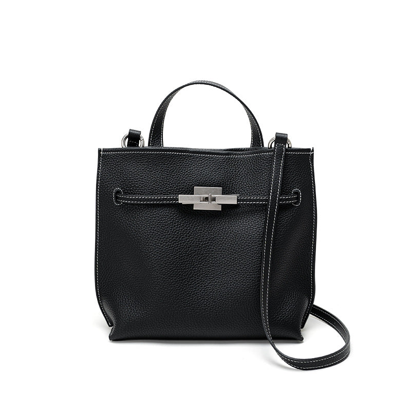 Women's High-grade Genuine Leather Portable Kelly Fashion Women's Shoulder Bag