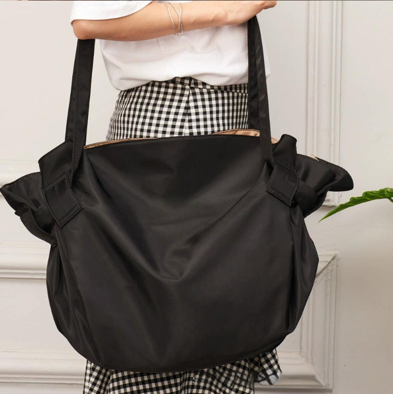Women's Nylon Camping Lightweight Fashion Commuter Tote Bags