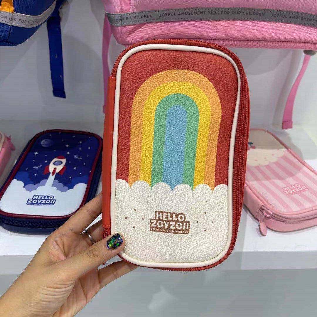 Children's Retro Boys Grade To Spine Protection Primary School Bag