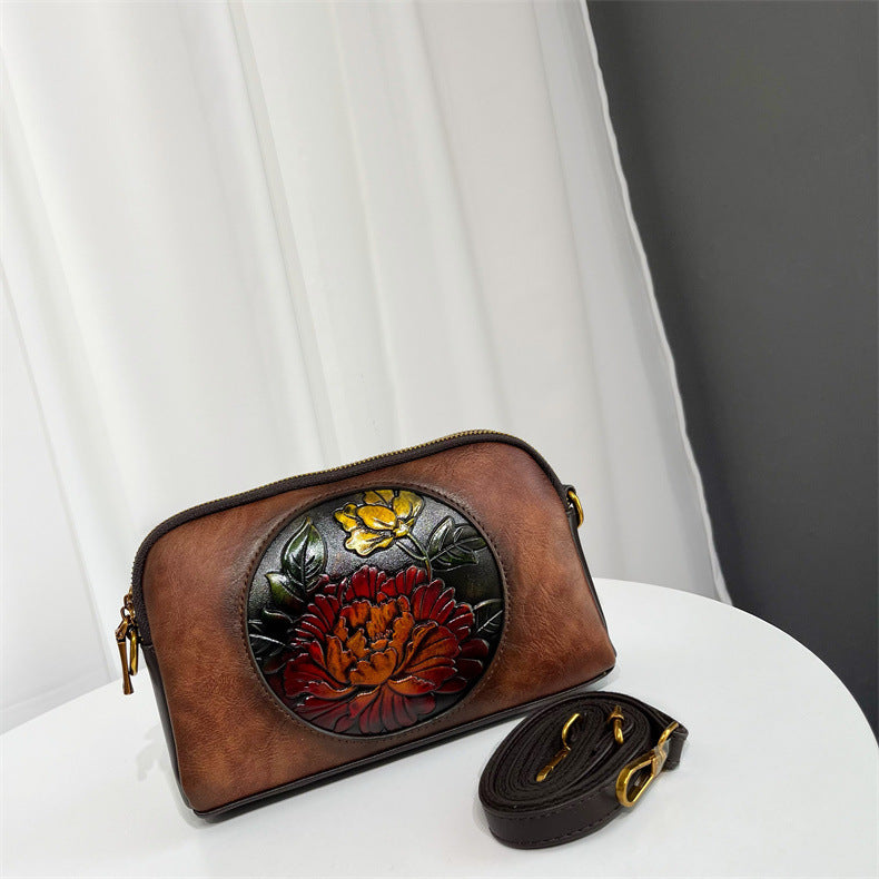 Chinese Style Versatile High Quality Large Capacity Ethnic Commute Handbags