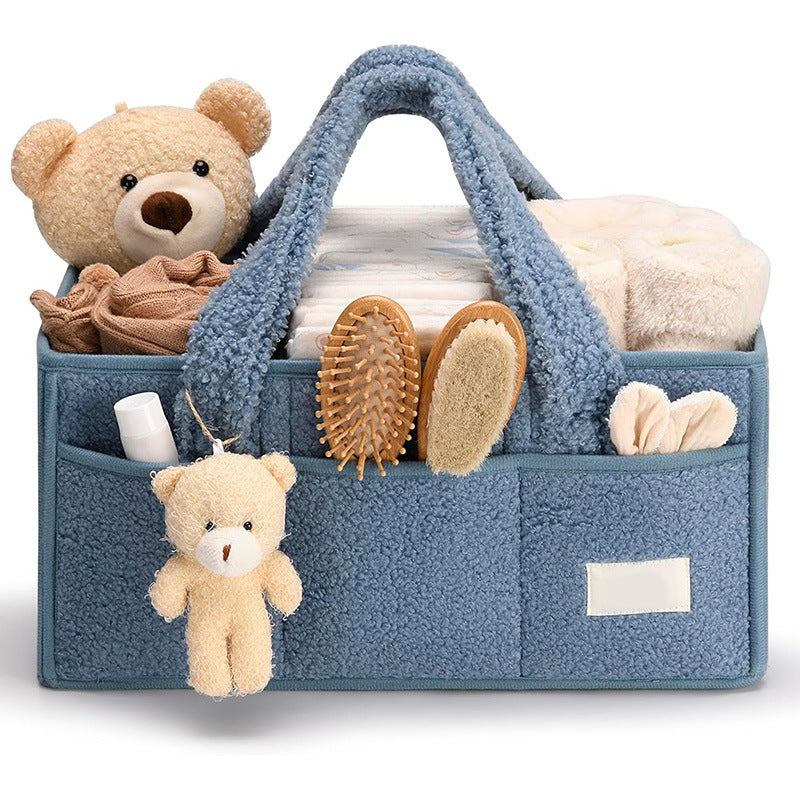 Plush Diaper Storage Diapers Pieces Buggy Large Mummy Bag