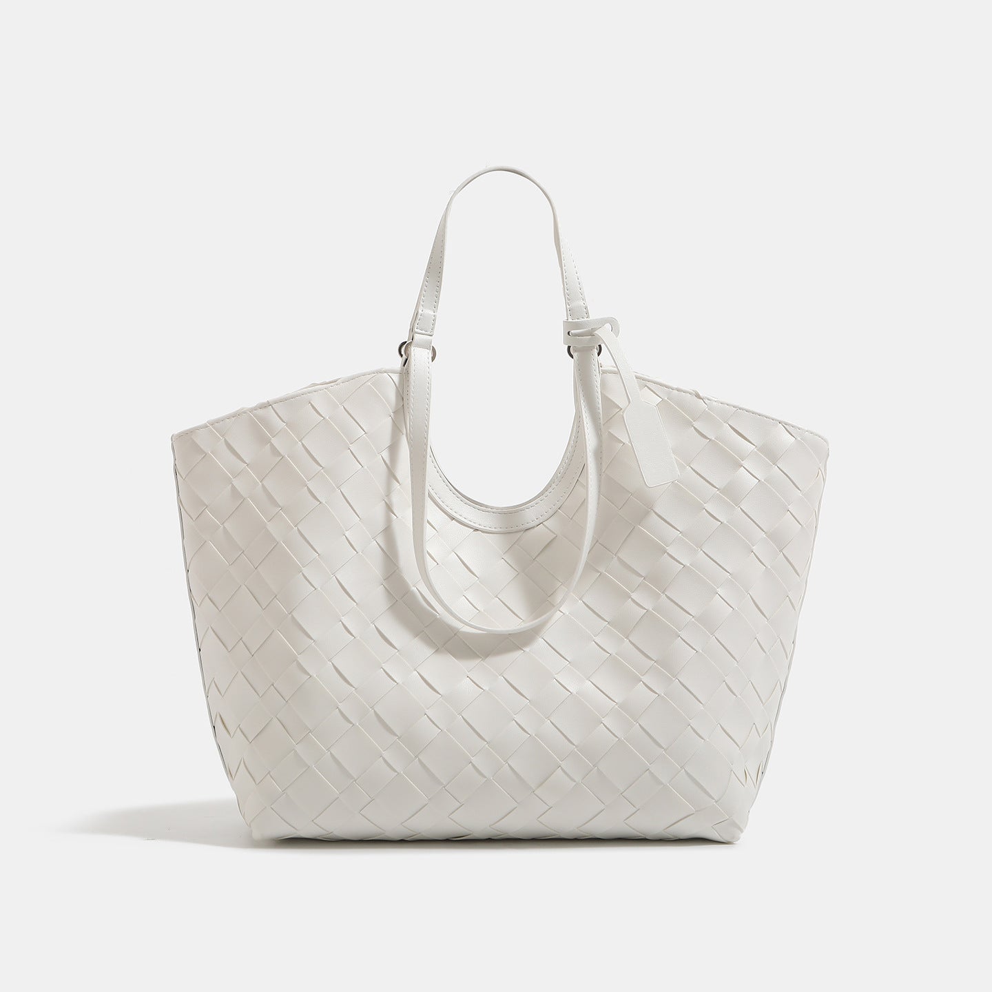 Autumn Vintage Weave Portable Female Minority Fashion Commuter Large Tote Bags