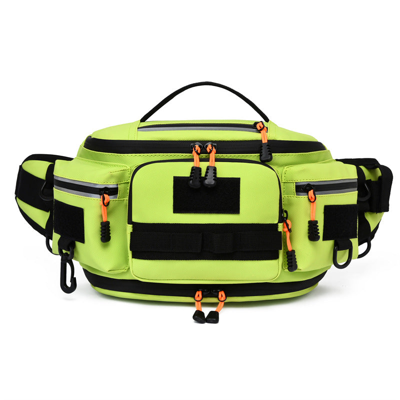 Men's Large Capacity Riding Motorcycle Fishing Gear Lure Men's Fanny Pack