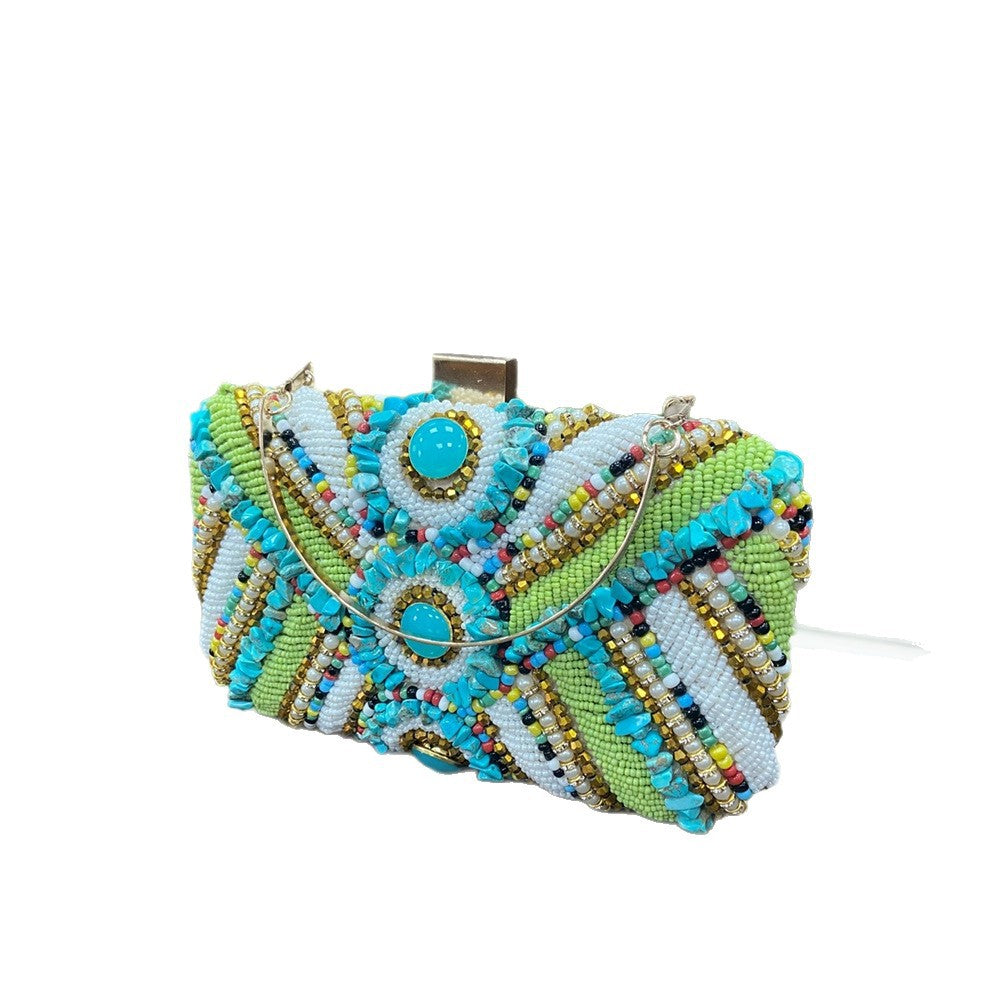 National Style Jewel Banquet Clutch Dress Dinner Bag