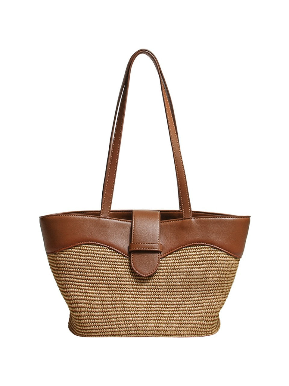 Women's Straw Large Capacity Combination Beach Woven Women's Shoulder Bag