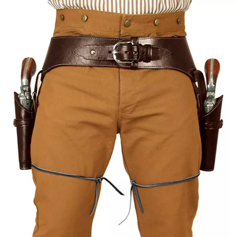 Innovative Medieval Renaissance Cowboy Revoer Holster Outdoor Camouflage, Military Fan Bag