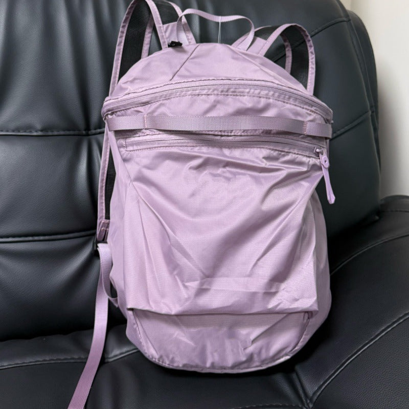 Bird Embroidery Waterproof Folding Hiking Lightweight Leisure Backpack