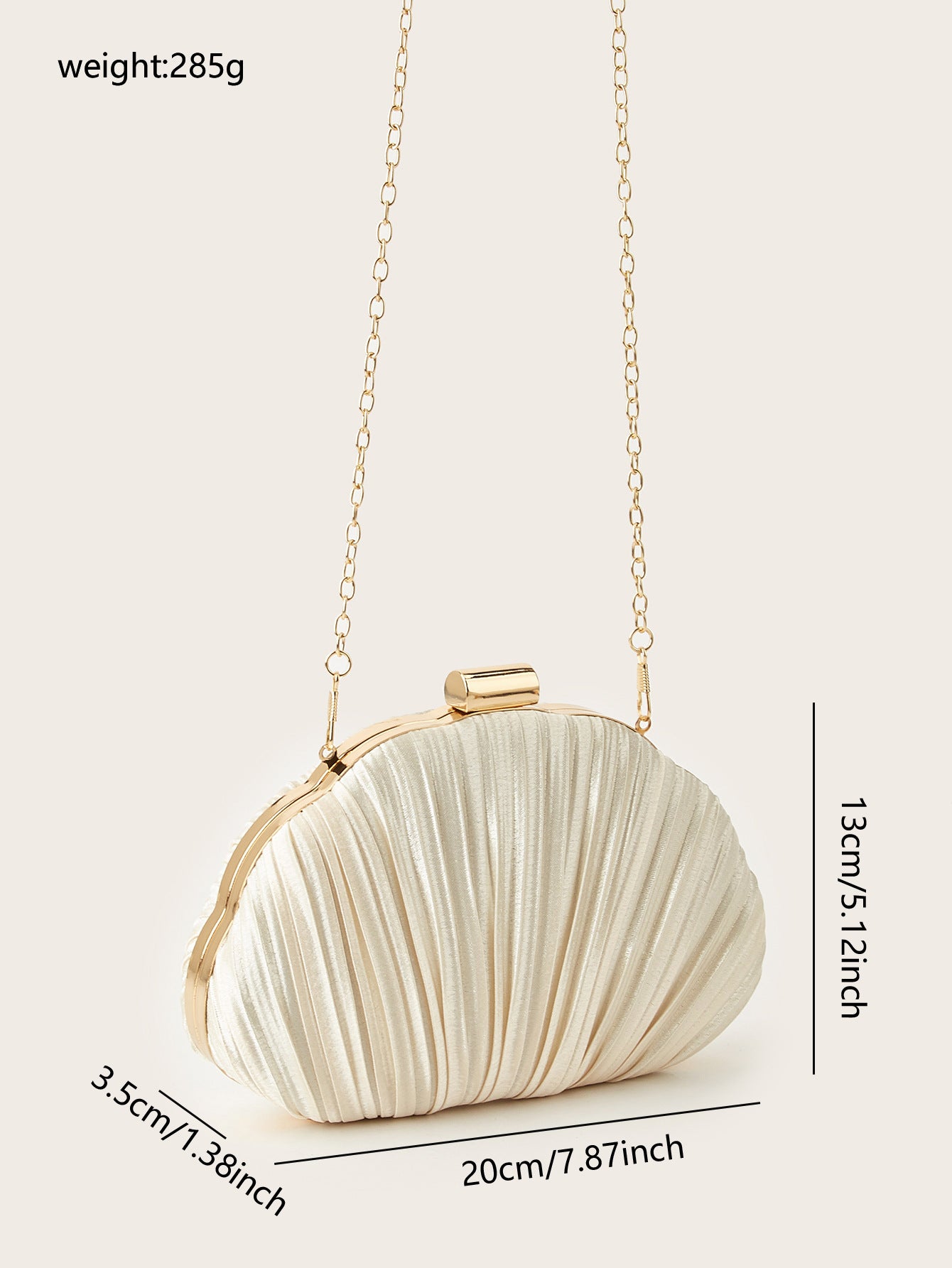 Women's Dress Clutch Shell Banquet Garment Satin Dinner Bag