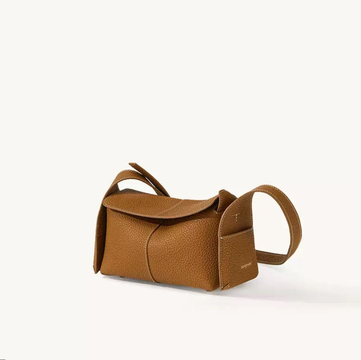 Series Roof Layer Cowhide Large Capacity Bags