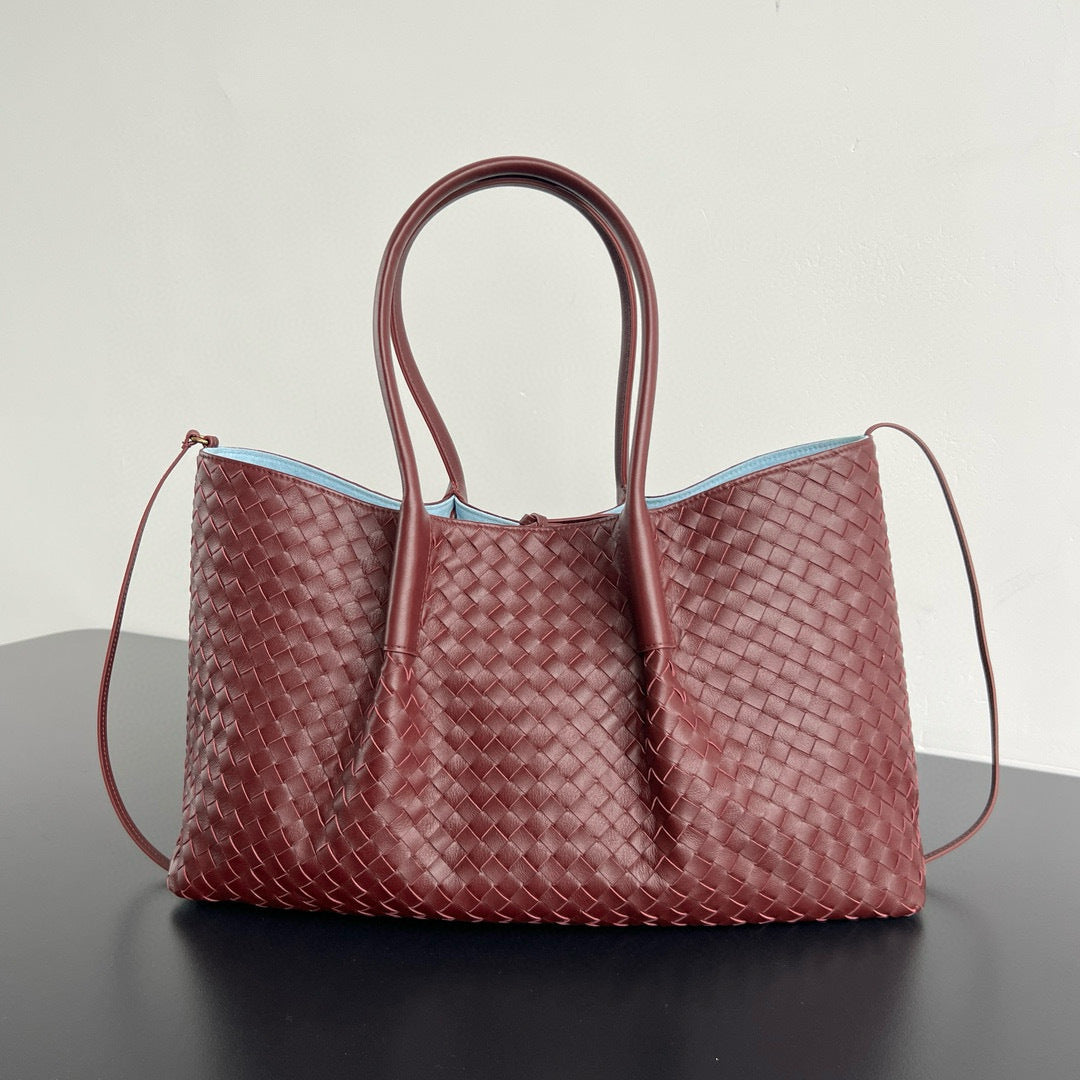 Cattle Leather Detachable Strap Double-sided Use Women's Handbag