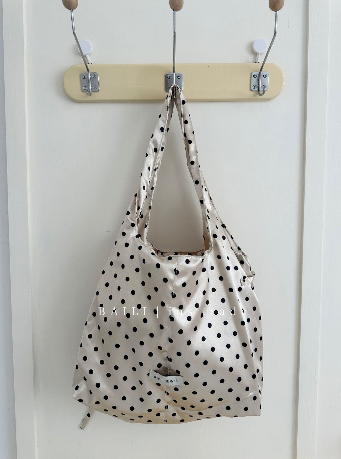 Dot Pearl Sweet Fresh Large Capacity Leisure Women's Shoulder Bag