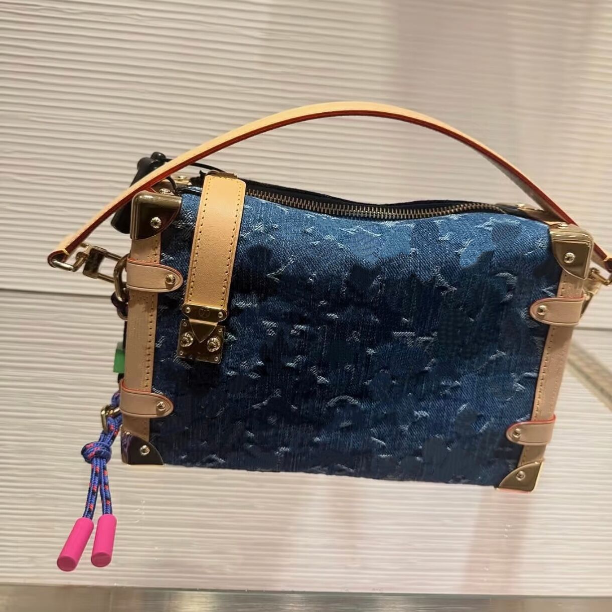 Creative Boston Denim Large Pillow Trendy Women's Handbag