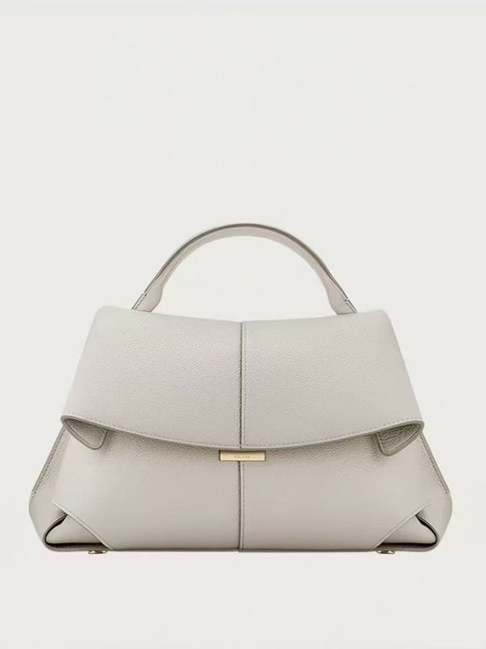 Women's French Style Little Smile Lychee Pattern Cow Bags