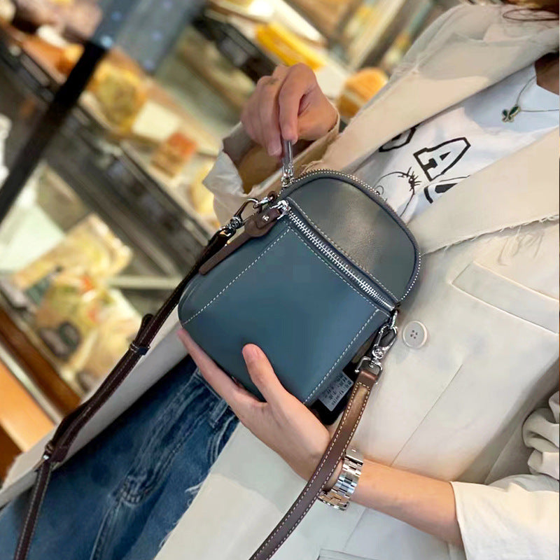 Attractive Slouchy Glamorous Women's Leather Ornaments Women's Messenger Bag
