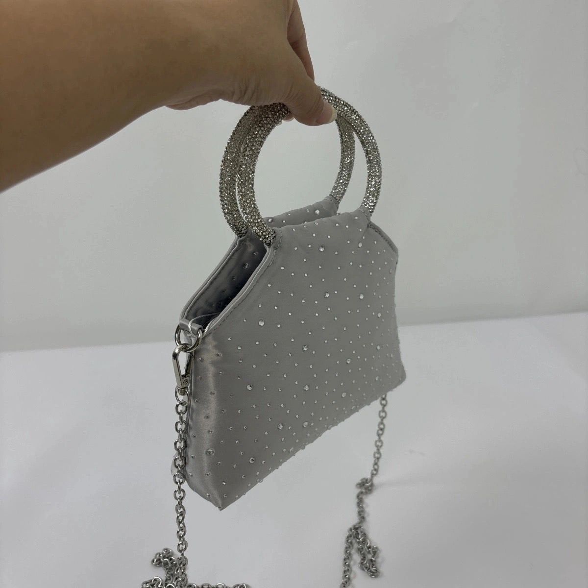 Women's Dinner Style Portable Fashion Rhinestone Women's Handbag