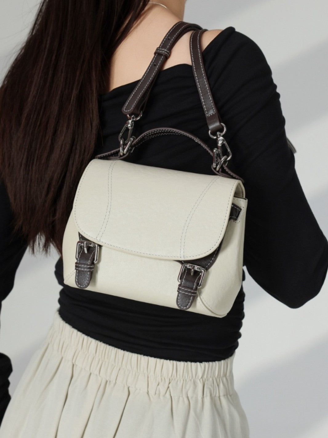 Baseball Versatile College Style Pouch First Layer Shoulder Bags