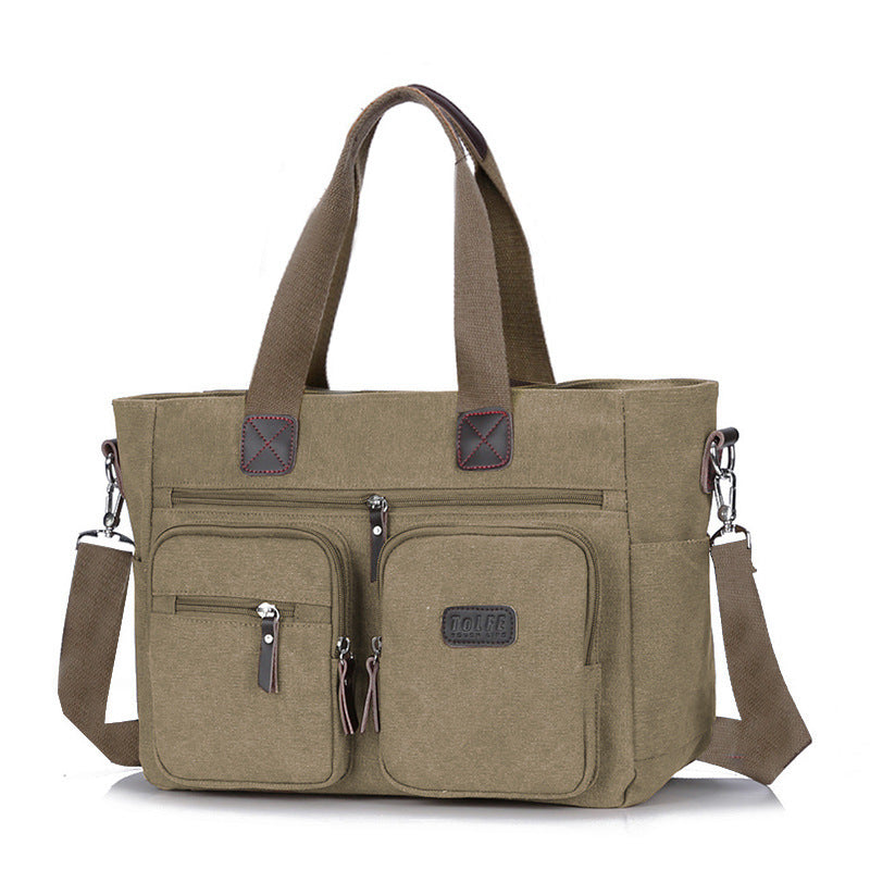Classic Business Canvas Simple Stylish Big Bags