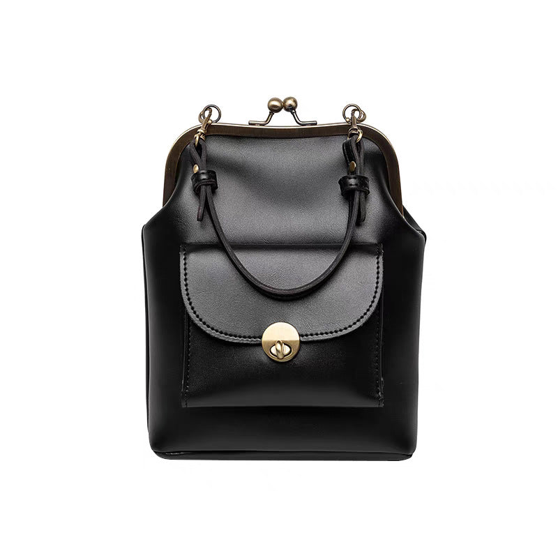 Women's Clip Delicate Pouch Simple Fashion Portable Women's Messenger Bag