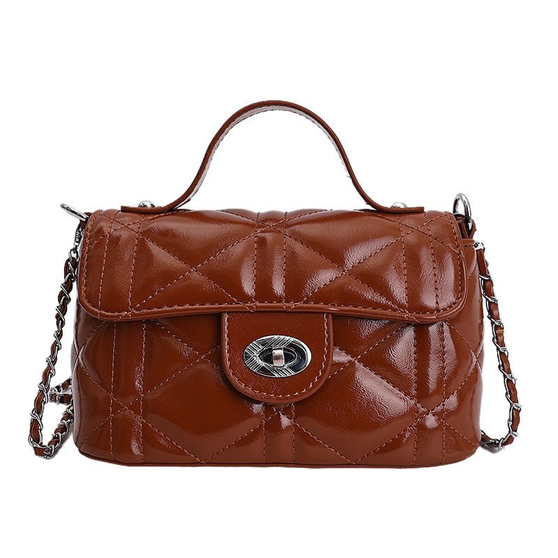 Women's Textured Trendy Western Style Fashionable Spring Women's Shoulder Bag