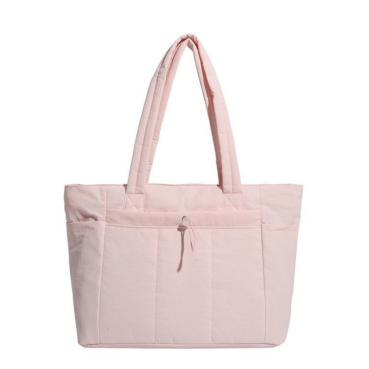 Classy Women's Quilted Convenient Commute Computer Women's Shoulder Bag