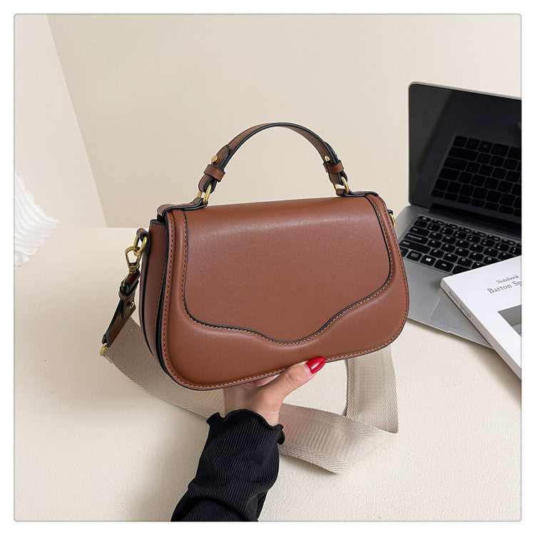 Women's Autumn Fashion Commuter Leisure Saddle Women's Messenger Bag