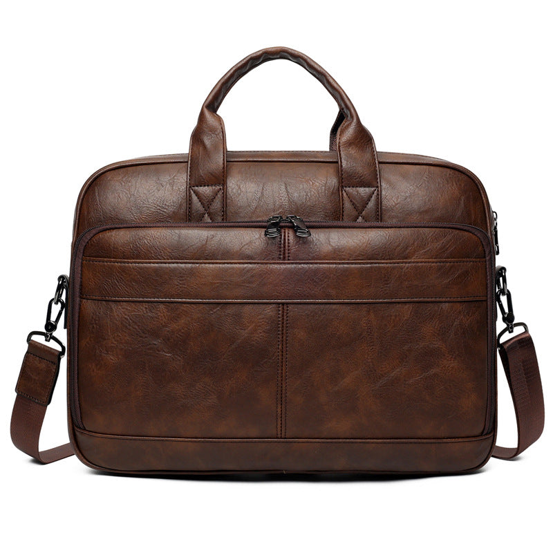 Men's Retro Large Capacity Business Computer Classic Men's Handbags