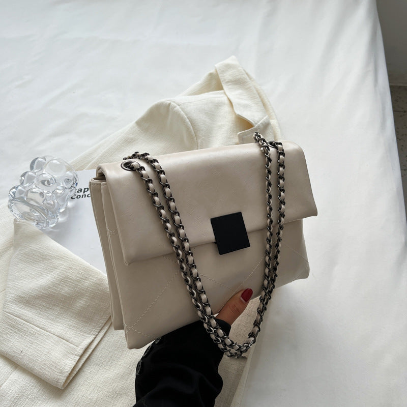 Women's Advanced Texture Fashion Rhombus Chain Summer Bags