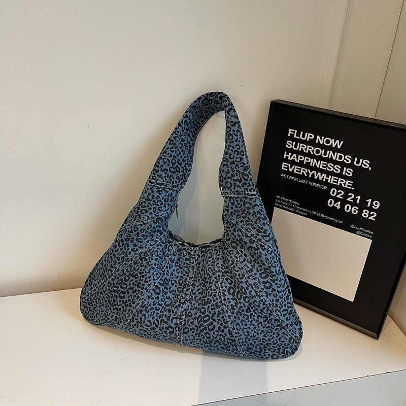 Women's Leopard Print Large Capacity One Fashion Sense Class Women's Shoulder Bag