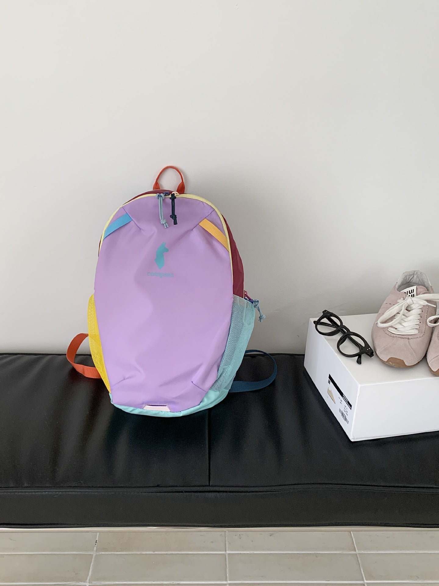 Children's Dopamine Color Contrast Patchwork Large Capacity Backpacks
