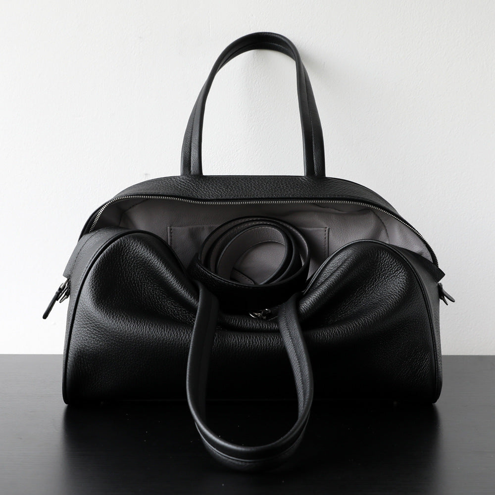 Women's Luxury Retro Underarm First Layer Calfskin Bags