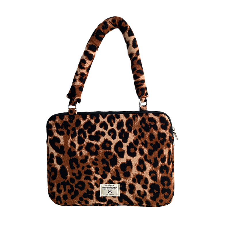 Wind Leopard Print Pc Inch Notebook Laptop Bag