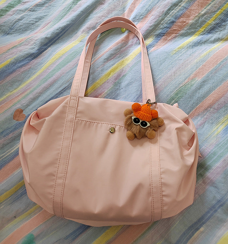 Korean Style Fashionable Simple Large Capacity Nylon One Women's Shoulder Bag